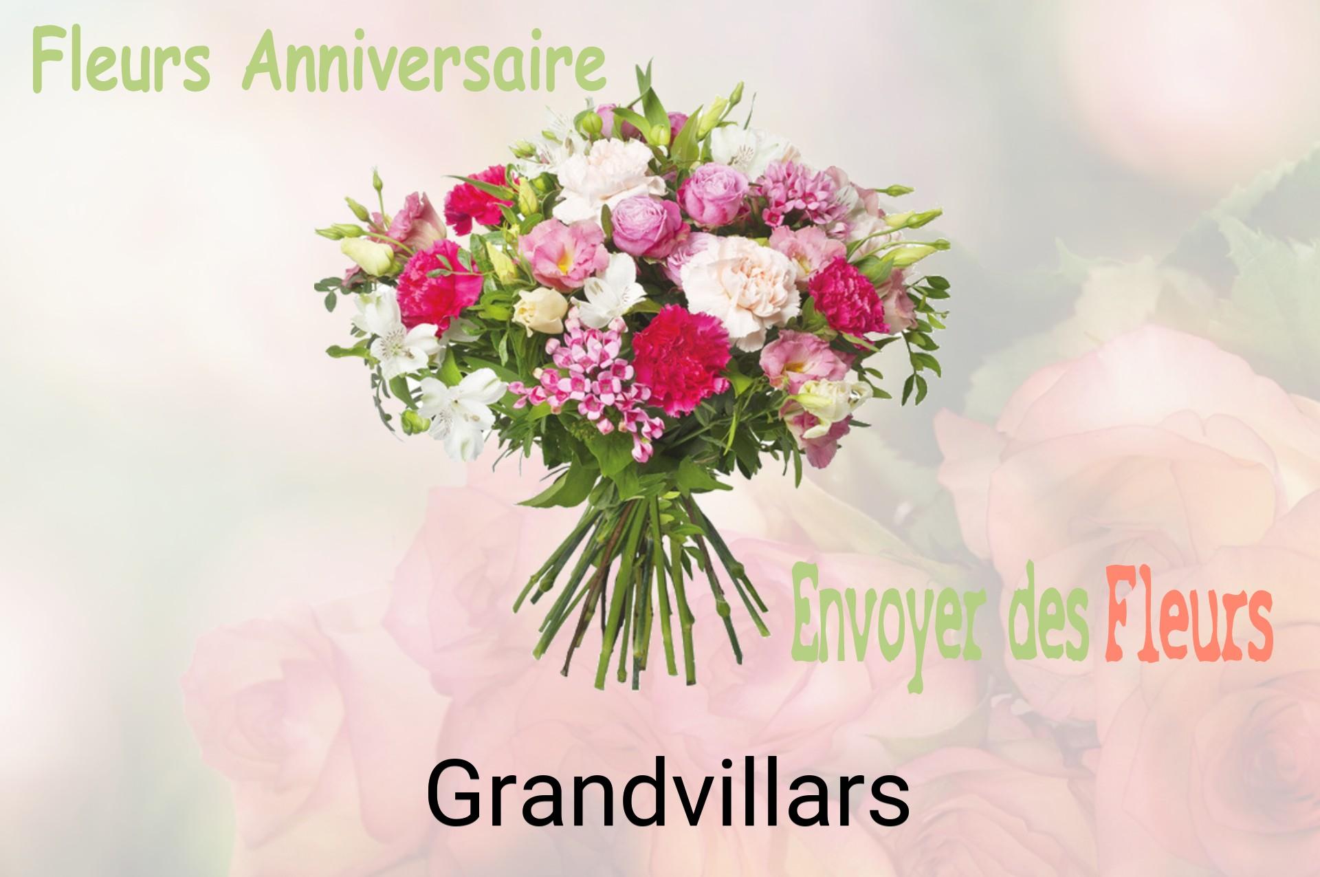 Bouquet de fleurs d’anniversaire livré à Grandvillars